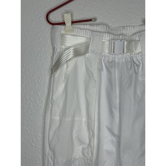 NWT NIKE Women's White Belted Cuffed Track Pants Loose Fit DB3866-100 *See Pics* - Picture 2 of 16